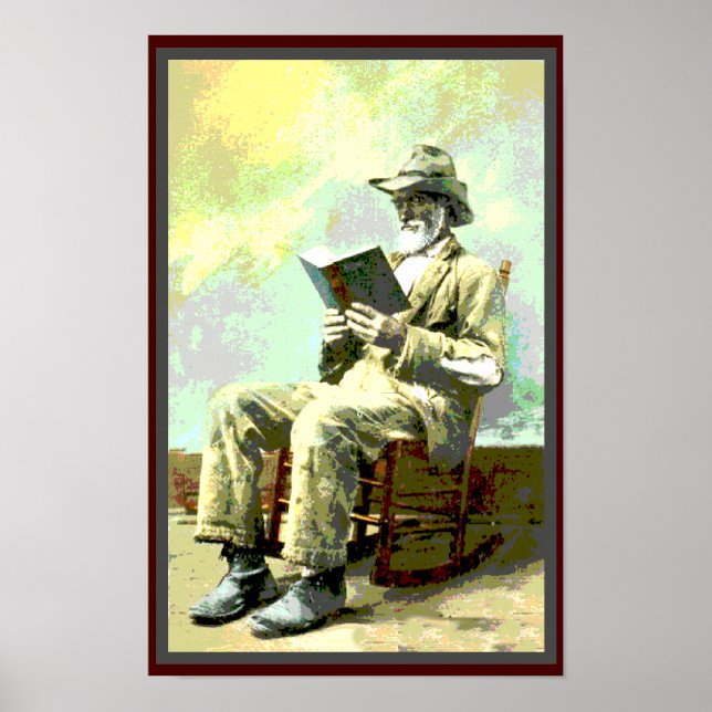 Poster Livre de lecture Vintage de Black America (Devant)