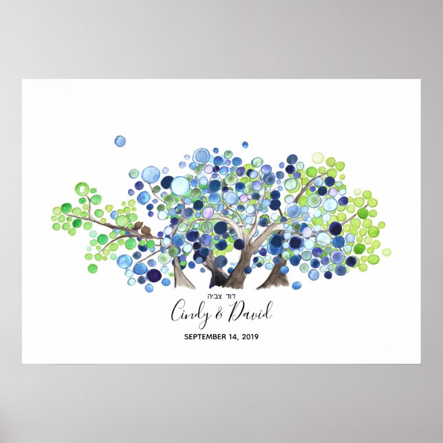 Poster Livre d'Invité Alternative - Papier - Forêt romant (Devant)
