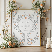 Livre d'invité du Mariage de l'arbre d'empreintes