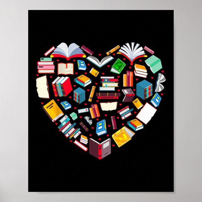 Poster Livre Lover Librairie Enseignant Bookish Books Hea (Devant)