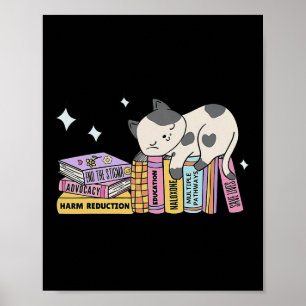 Poster Livre mignon Réduction de dommages chats sauve des
