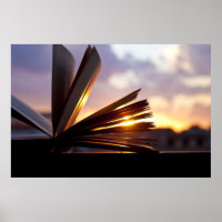 Livre ouvert et Sunset Photographie