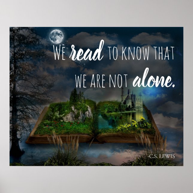 Poster Livre personnalisé Lover C.S. Lewis (Devant)