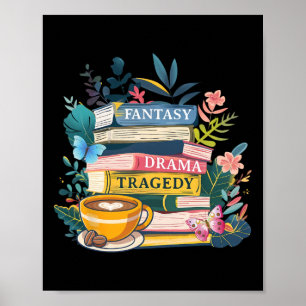 Poster Livre subtil Anti-Trump Shirt Livre Imaginaire Dra