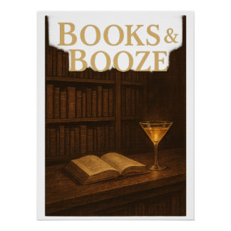 Poster Livres & Boze Pour les amateurs de bar