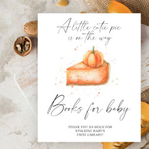 Poster Livres citrouilles à tarte pour l'affiche bébé