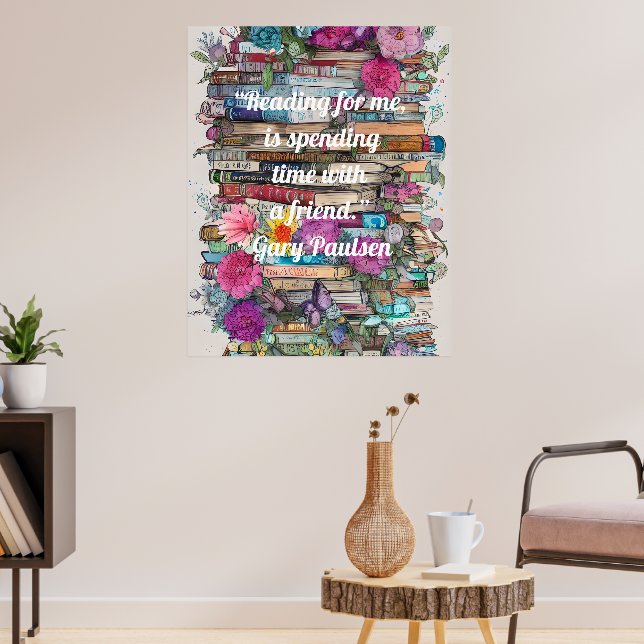 Poster Livres colorés (Salon 3)