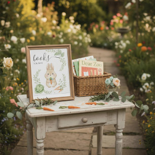 Poster Livres de Fête de Naissance de Lapin de Conte de F
