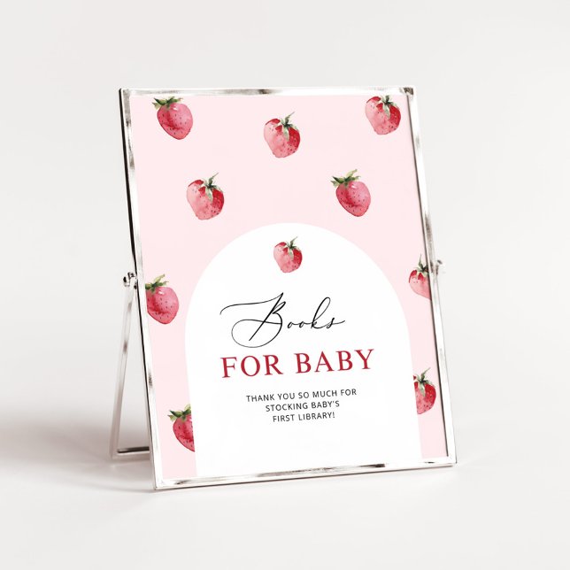Poster Livres de fraises pour bébé (Créateur téléchargé)