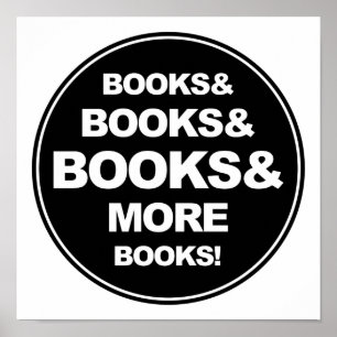 Poster Livres et livres