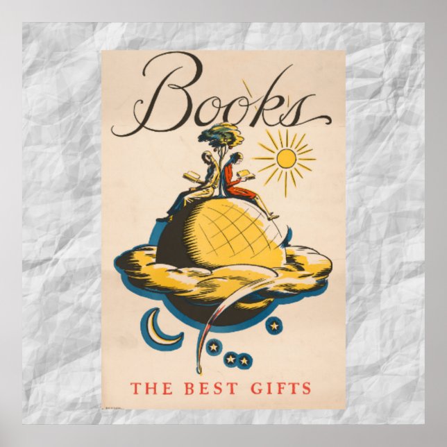 Poster LIVRES - les meilleurs cadeaux (Devant)
