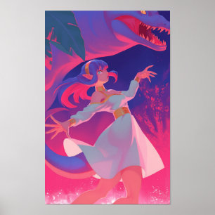 Poster Lizard Queen