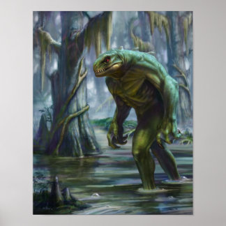 Poster Lizardman de Scape Ore Swamp