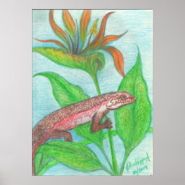 Poster "Lizzzard, lézzard, lézard"