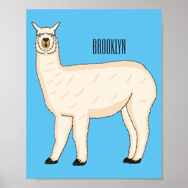 Poster Llama (Devant)