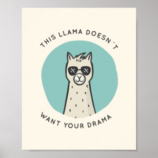 Poster Llama Drama