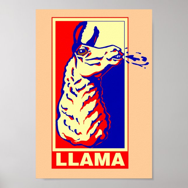 Poster Llama Hope (Devant)