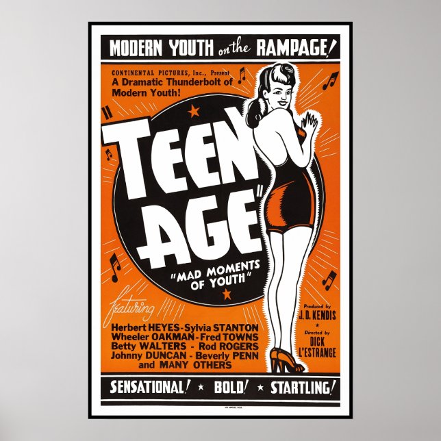 POSTER LOBBY ADO AGE MOVIE AD 1943 (Devant)