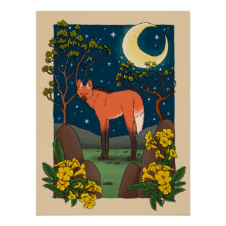 Poster Lobo Guará