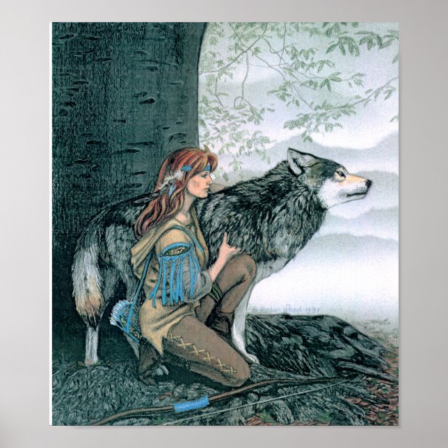 Poster L'observateur sous le hêtre (Devant)