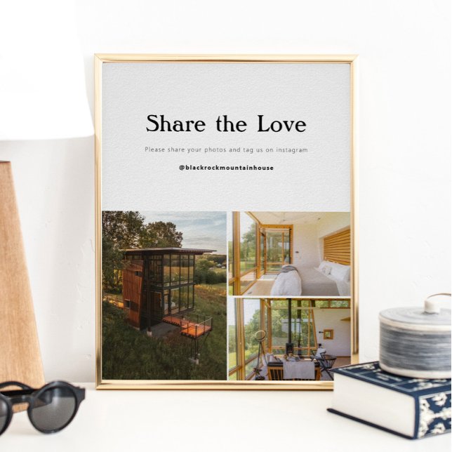 Poster Location de vacances Accueil Médias sociaux (Créateur téléchargé)