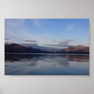 Poster Loch Lomond Ecosse, R-U