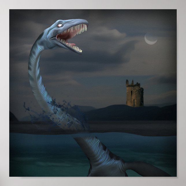 Poster Loch Ness Monster (Creeptid) (Devant)