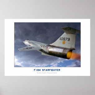 Poster Lockheed F-104 Starfighter