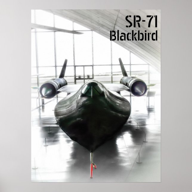 Poster Lockheed SR-71 Blackbird (Devant)