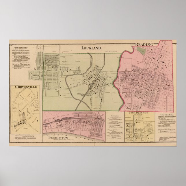 Poster Lockland, Lecture, Ohio (Devant)