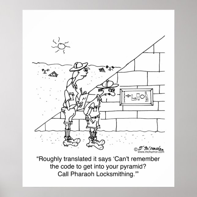 Poster Locksmith aux pharaons (Devant)