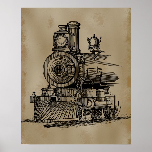 Poster Locomotive (Devant)