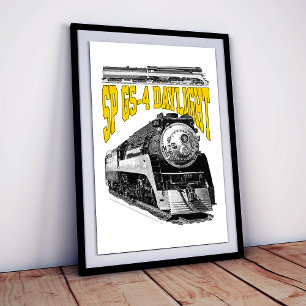 Poster Locomotive à vapeur SP GS-4 Daylight 4449
