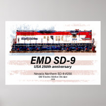 Locomotive EMD SD-9 Livrée du 250e anniversaire de