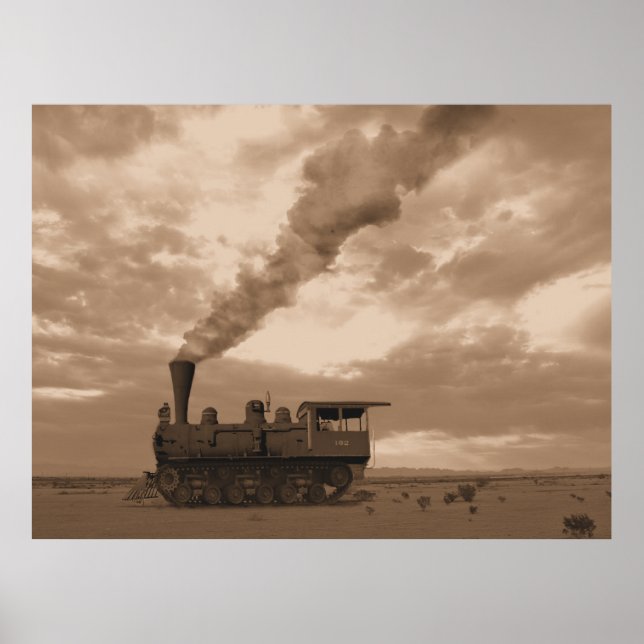 Poster Locomotive sans tracteur (Devant)