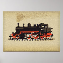 Poster Locomotive Vintage