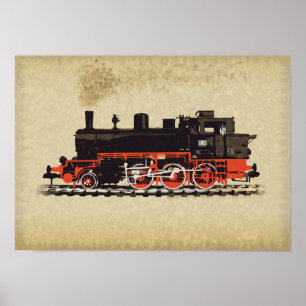 Poster Locomotive Vintage