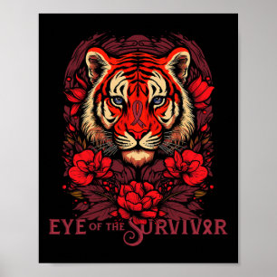 Poster L'Oeil De La Survivante De La Cellule De Faucille