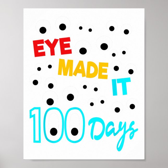 Poster L'Oeil L'A Fait 100 Jours 100 Jours D'Étudiant À L (Devant)