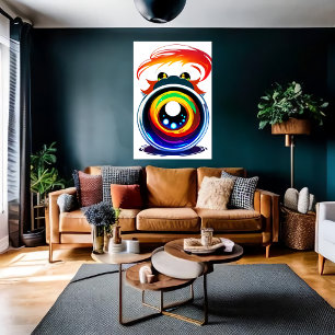 Poster L'oeil vous voit Art AI