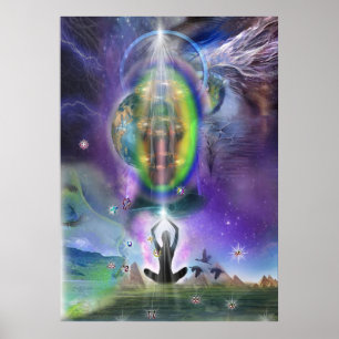 Poster L'oeuvre d'art Crown Chakra