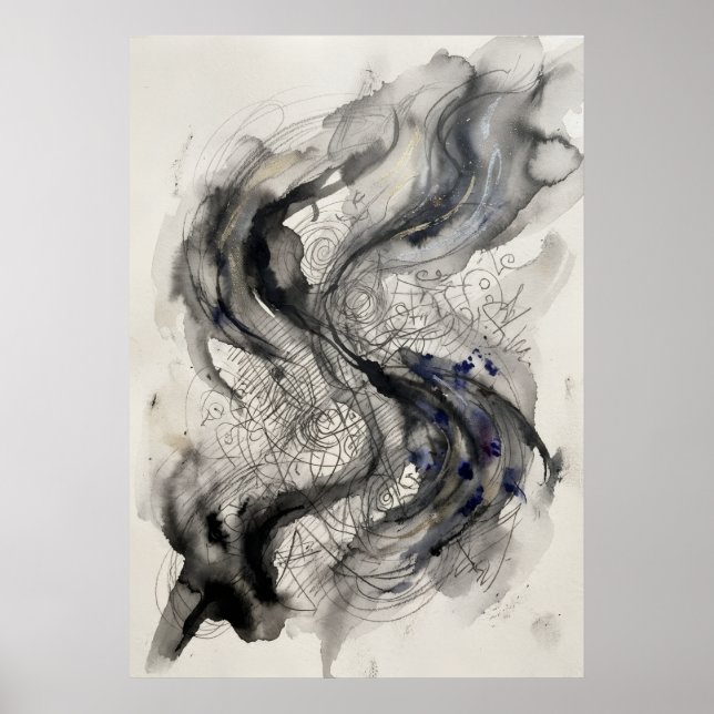Poster L'œuvre d'art murale The Smoke Spirit Rising (Devant)