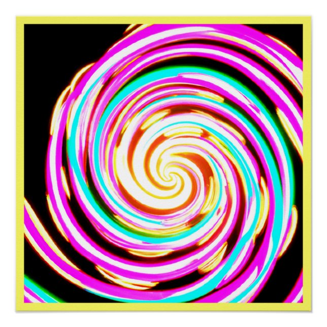 Poster L'oeuvre de Neon Motif (Devant)