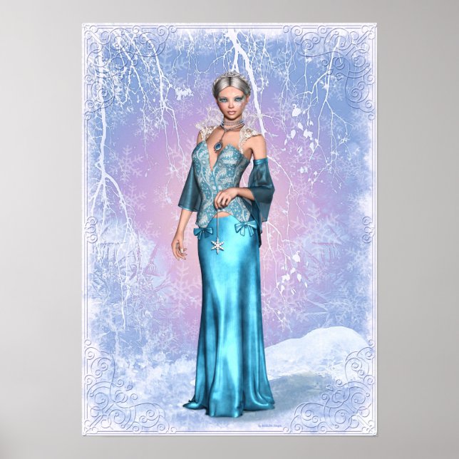 Poster L'oeuvre d'Imaginaire féminine d'hiver (Devant)