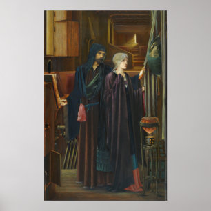 Poster L'œuvre Le Magicien par Edward Burne-Jones