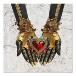 Poster L'offre - Coeur dans les mains