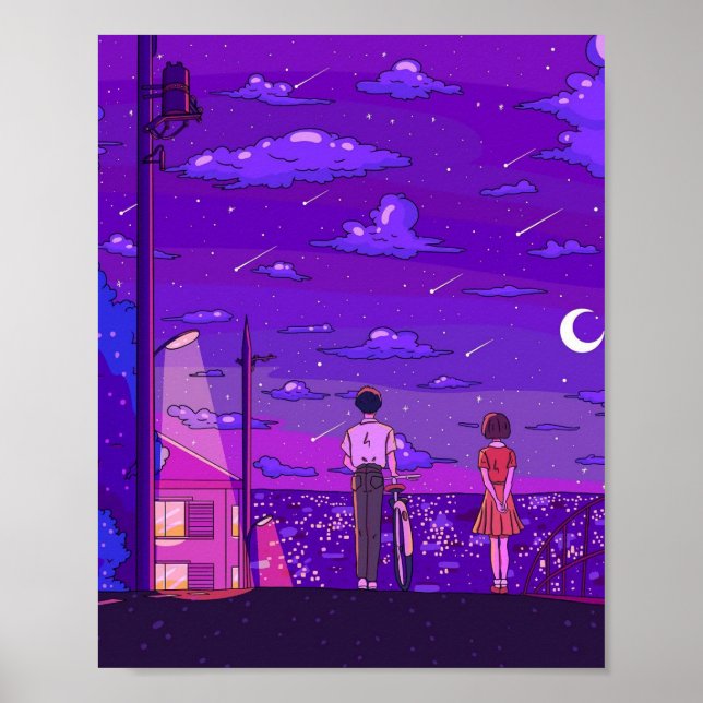 Poster Lofi esthétique (Devant)