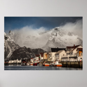 Poster Lofoten Fishing Village Henningsvaer