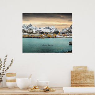 Poster Lofoten, Norvège Photographie pittoresque