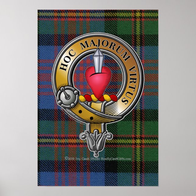 Poster Logan Tartan & Badge (Devant)